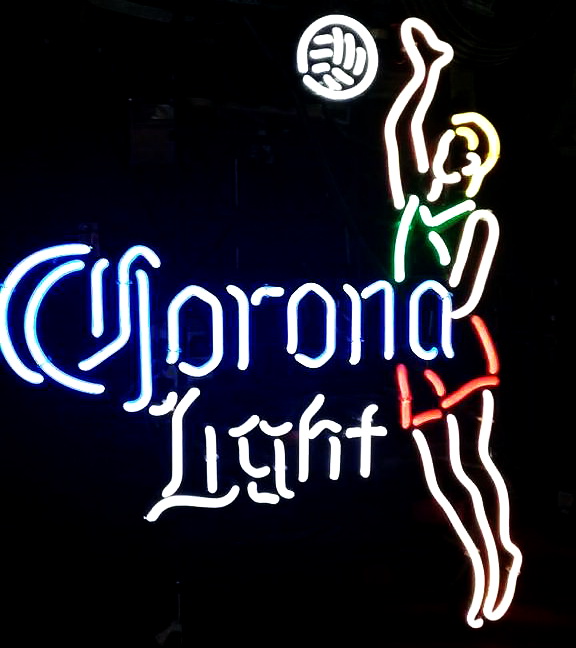 Corona Light Play Basketball Neon Sign